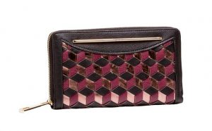 portefeuille morgan cuir cubes